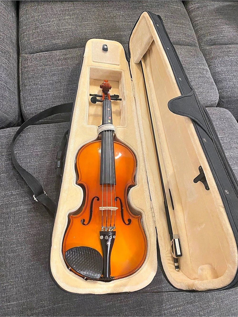 Cecilio CVA-500 Violin with Case and Bow